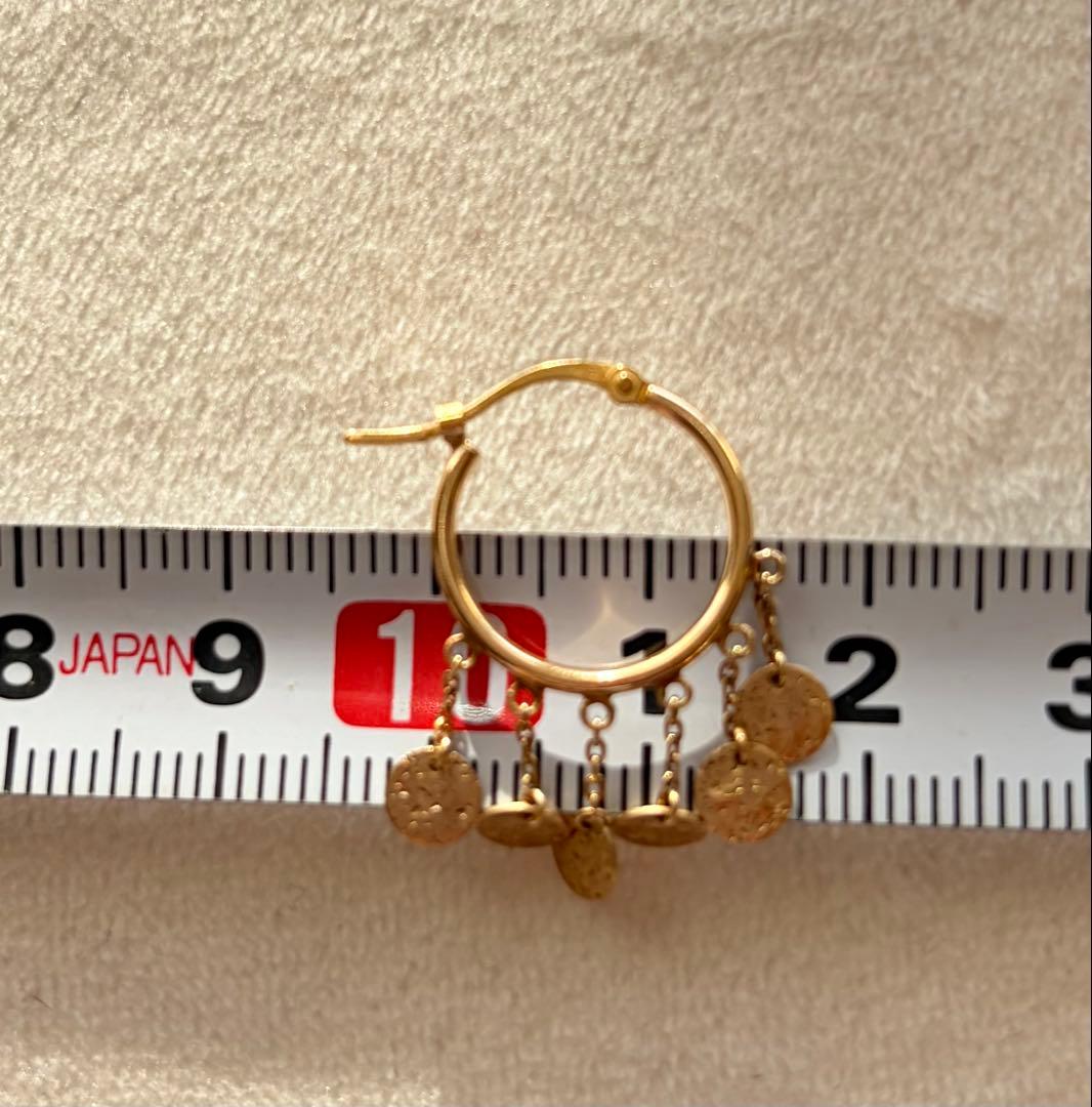 Cocoshnik 10k揺れるフープピアス ココシュニク - メルカリ