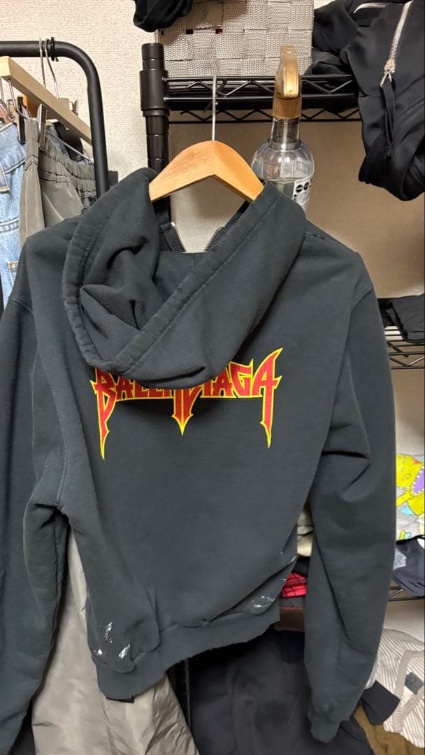 balenciaga Worn out zip upジップパーカー