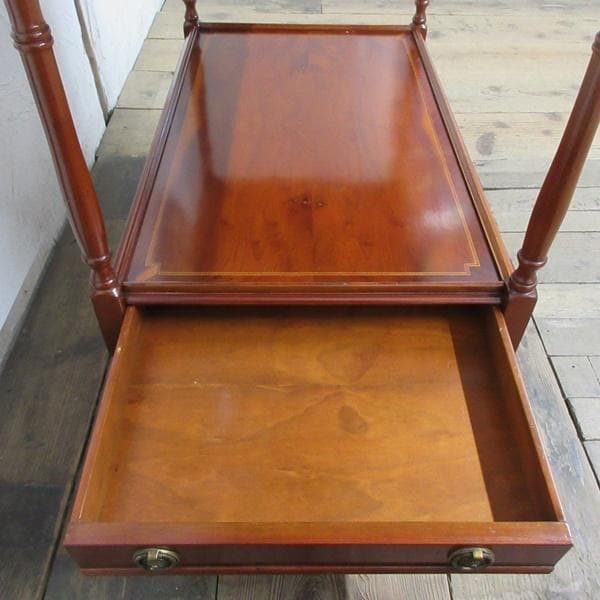 イギリス アンティーク 家具 キッチンワゴン 引き出し・トレー付き