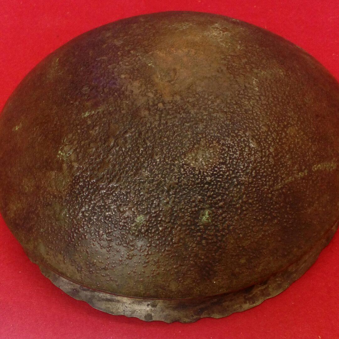 室町時代末期〜安土桃山時代頃稀少砂張古銅製打出18センチ茶道具当時