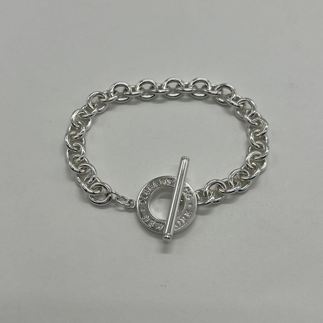 ティファニー TIFFANY ドーナツリンク トグル ブレスレット Ag925