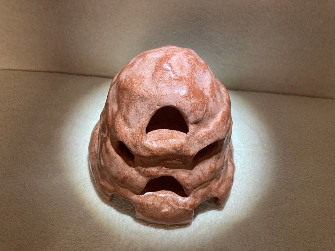 希少造形】焼成クラフト 多層洞窟シェルター 高級アクアリウム