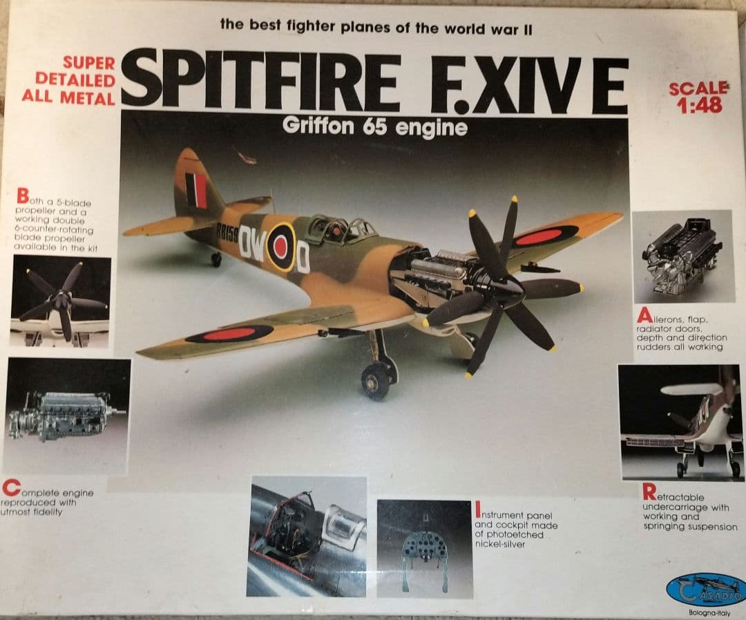 メタルキット カサディオ 1/48 スピットファイア F.XIV E メタルキット カサディオ 1/48 スピットファイア F.XIV E メタルキット