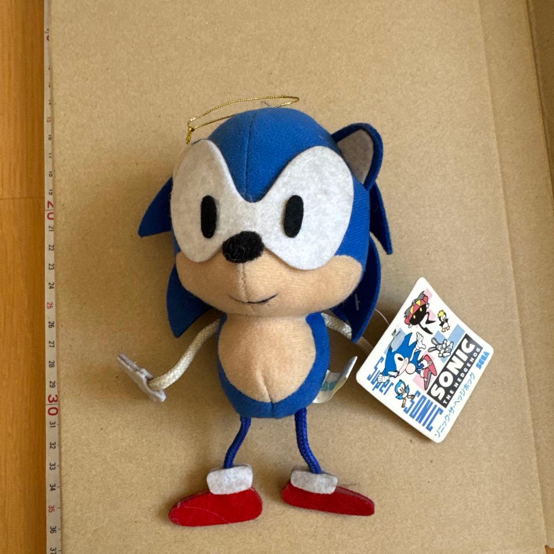 レトロ 1991年もの ソニック・ザ・ヘッジホッグ ぬいぐるみ 約30cm