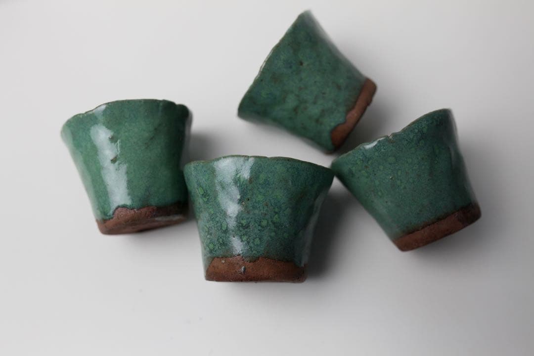 時代煎茶器 宝瓶 宝塚焼 萩焼 煎茶碗 茶盆 セット - メルカリ