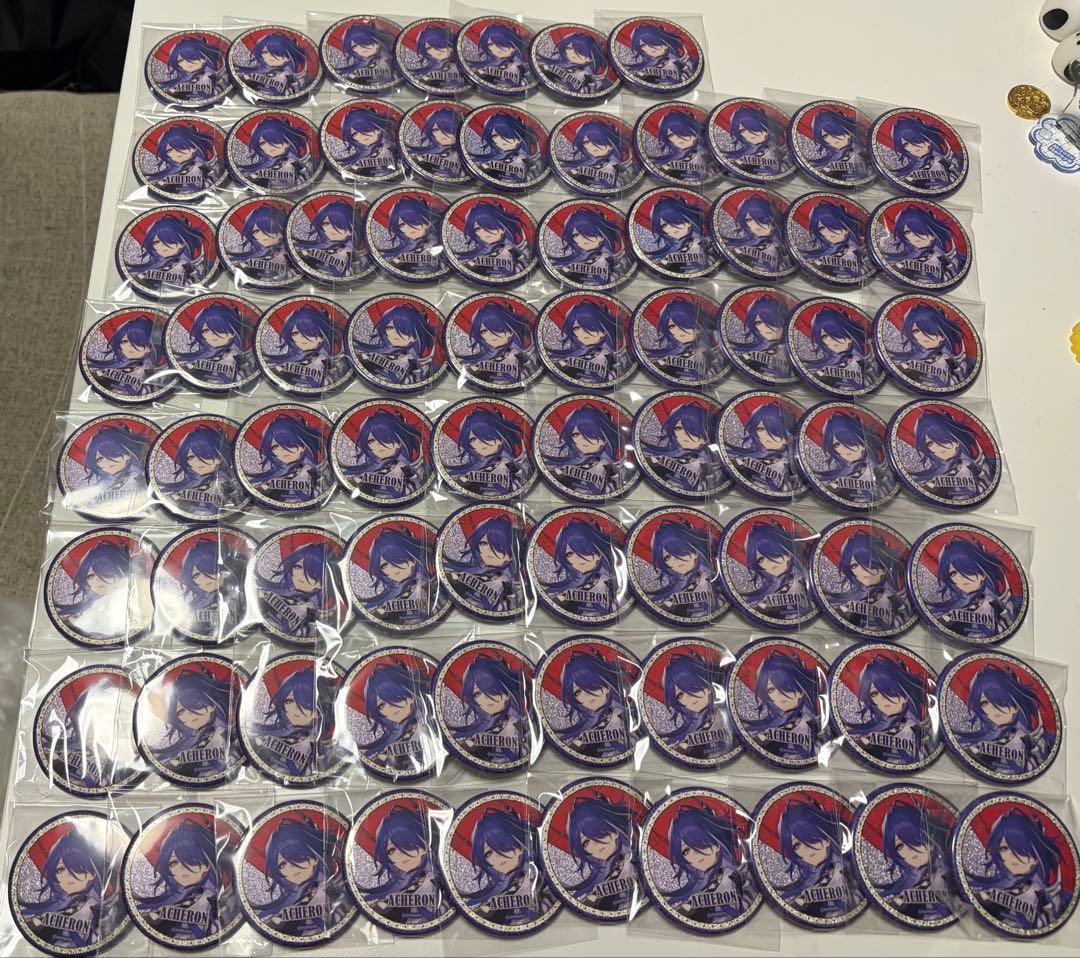 崩壊スターレイル ローソンコラボ 黄泉 缶バッジスターレイル 77個