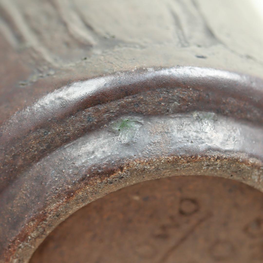 1920年 Teruwo LAST BURNING 葡萄狩り文花瓶 飾り壺