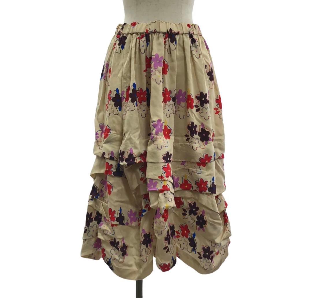コムデギャルソンガール　花柄スカート