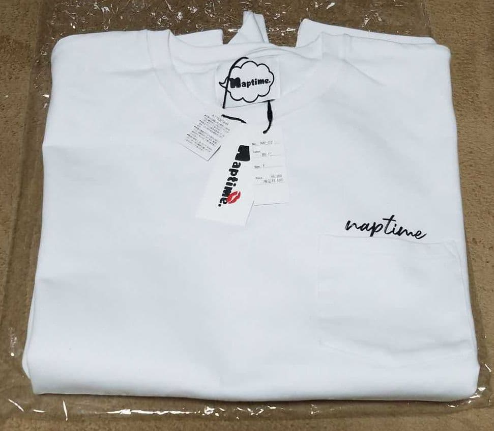 Nissy 西島隆弘 ナップタイム naptime. Tシャツ ホワイト 2025 SS