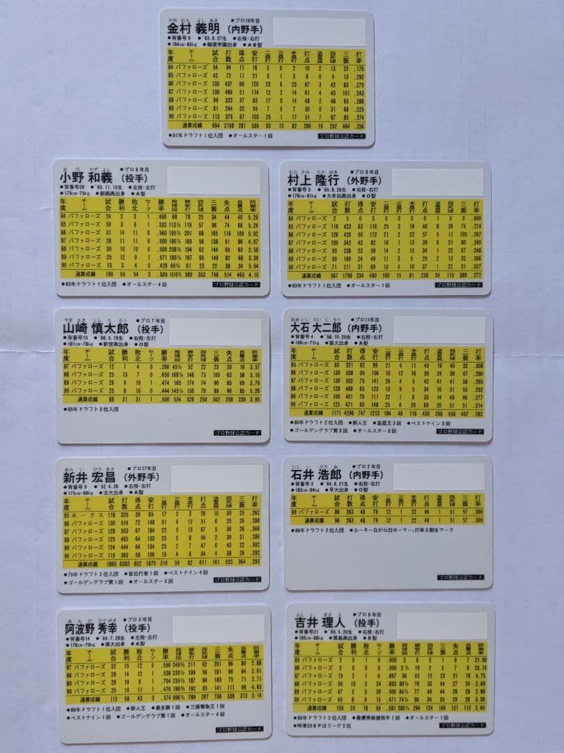 近鉄バファローズ トレカ カード Qカード プロ野球