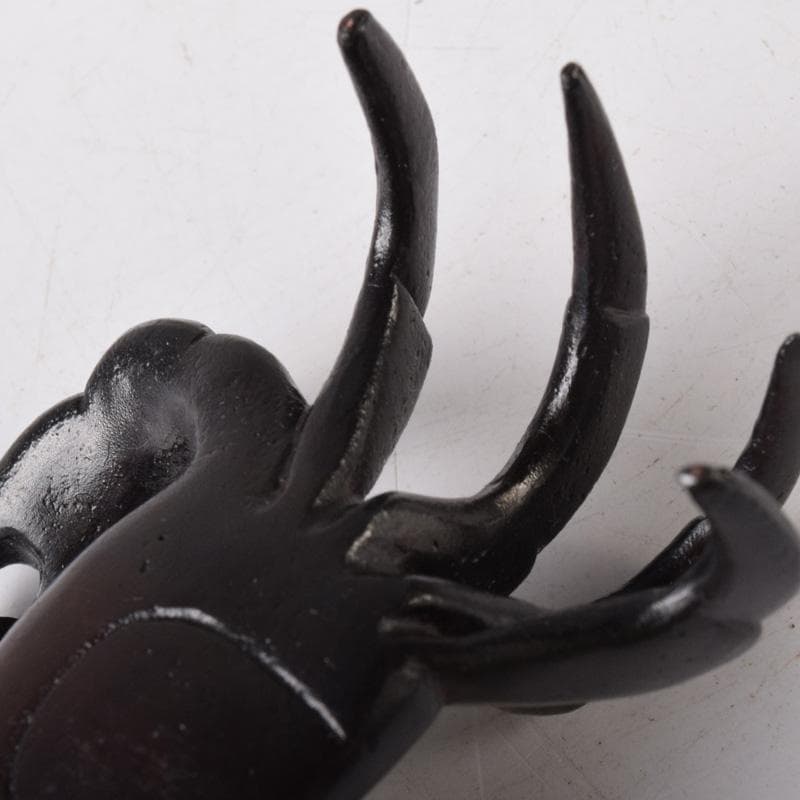 茶道具　唐銅風炉師　藤井宗喜作　砂張銅　蟹　蓋置　共箱　C　7516