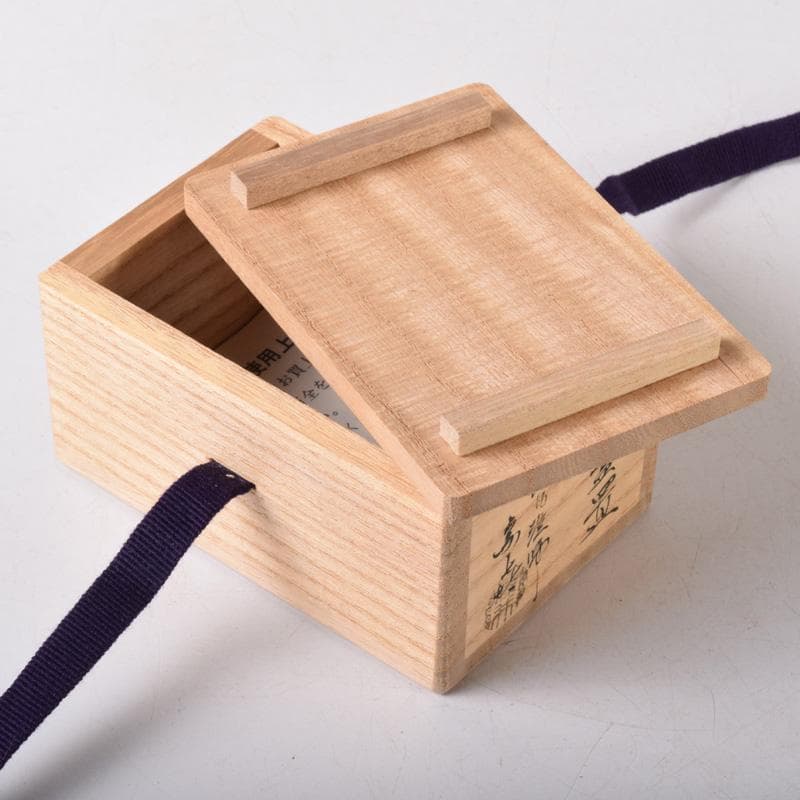 茶道具 唐銅風炉師 藤井宗喜作 砂張銅 蟹 蓋置 共箱