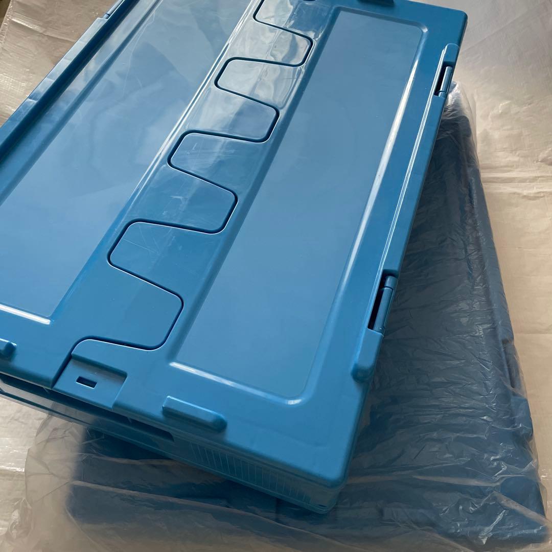 サンコー 折りたたみ コンテナ P51B 蓋付き 5個｜サンコー 折りたたみ