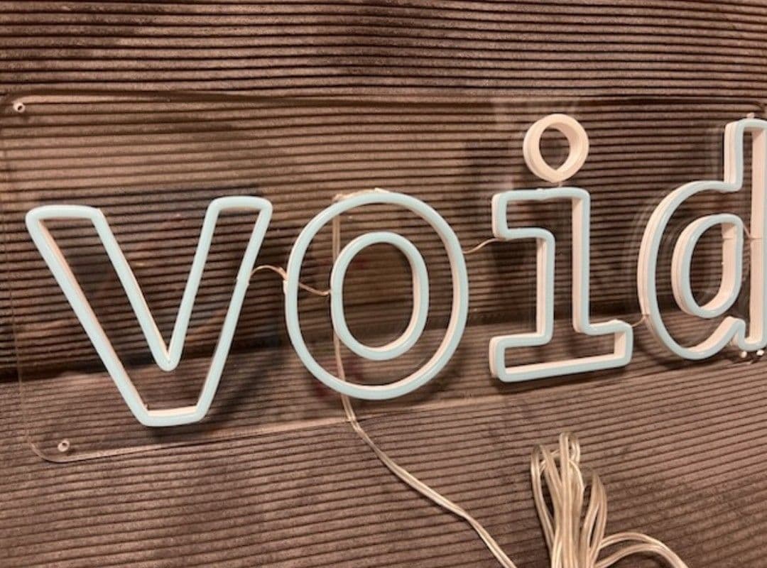 二宮千都子 LEDネオン管 アクリルパネル 作品