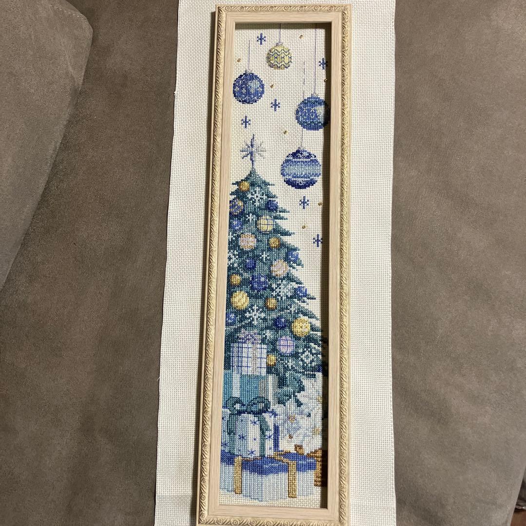 ホビーラホビーレクロスステッチ　青の煌めき 完成品
