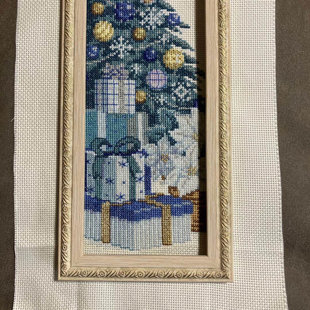 ホビーラホビーレクロスステッチ　青の煌めき 完成品