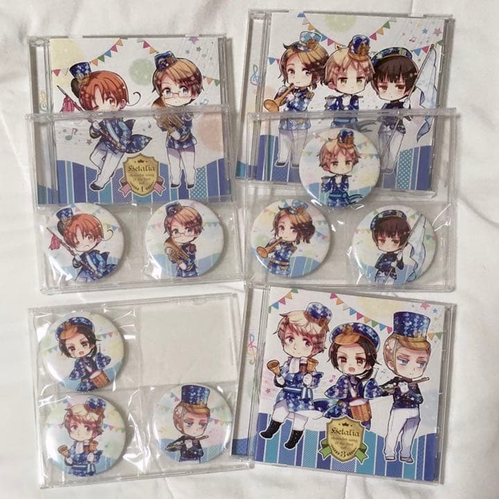 新品【ヘタリア】キャラクターソングCD BEST アニメイト限定版 缶