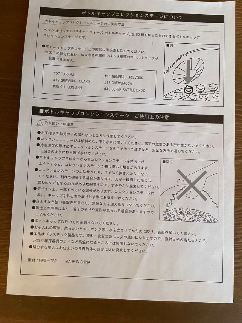 専用スターウォーズ　ボトルキャップコレクションステージ