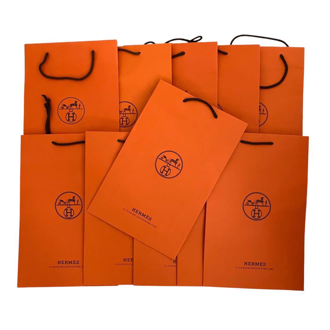 ☆ まとめ売り HERMES エルメス 紙袋 55枚セット 手提げ袋 ショッパー