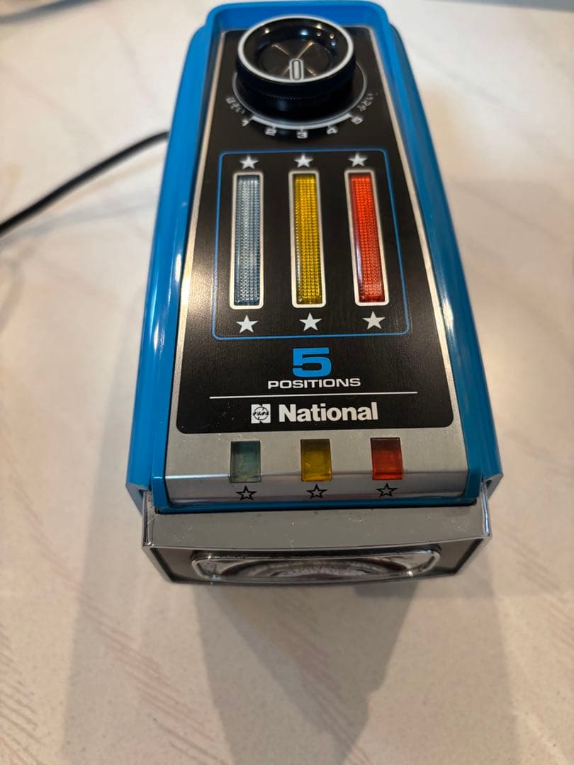 昭和レトロ) ナショナル 鉛筆削り 電動鉛筆削り 文房具 えんぴつけずり