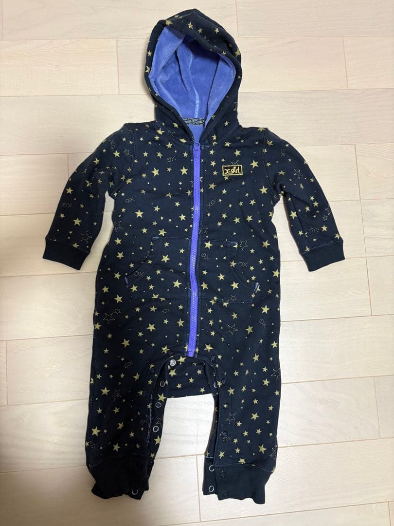 Xgirlstages星柄裏起毛ロンパース - メルカリ