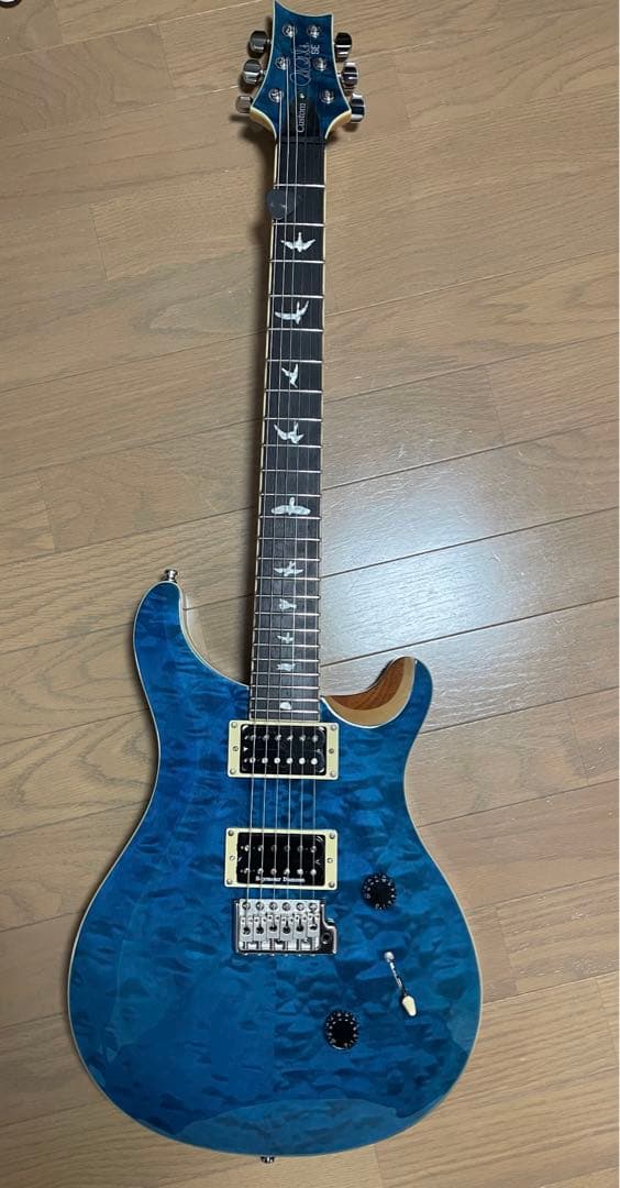 PRS SE Castom24 QM LTD Blue matteo 中古