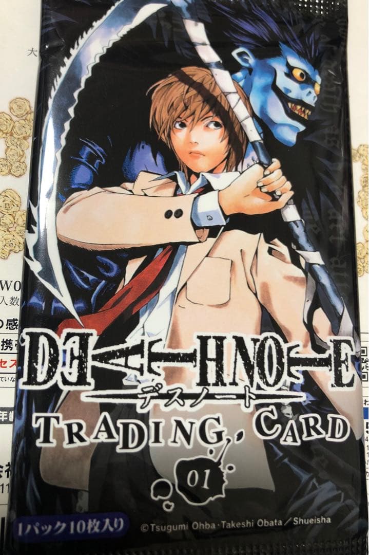 希少 未使用 デスノート トレーディング カード 10枚セット