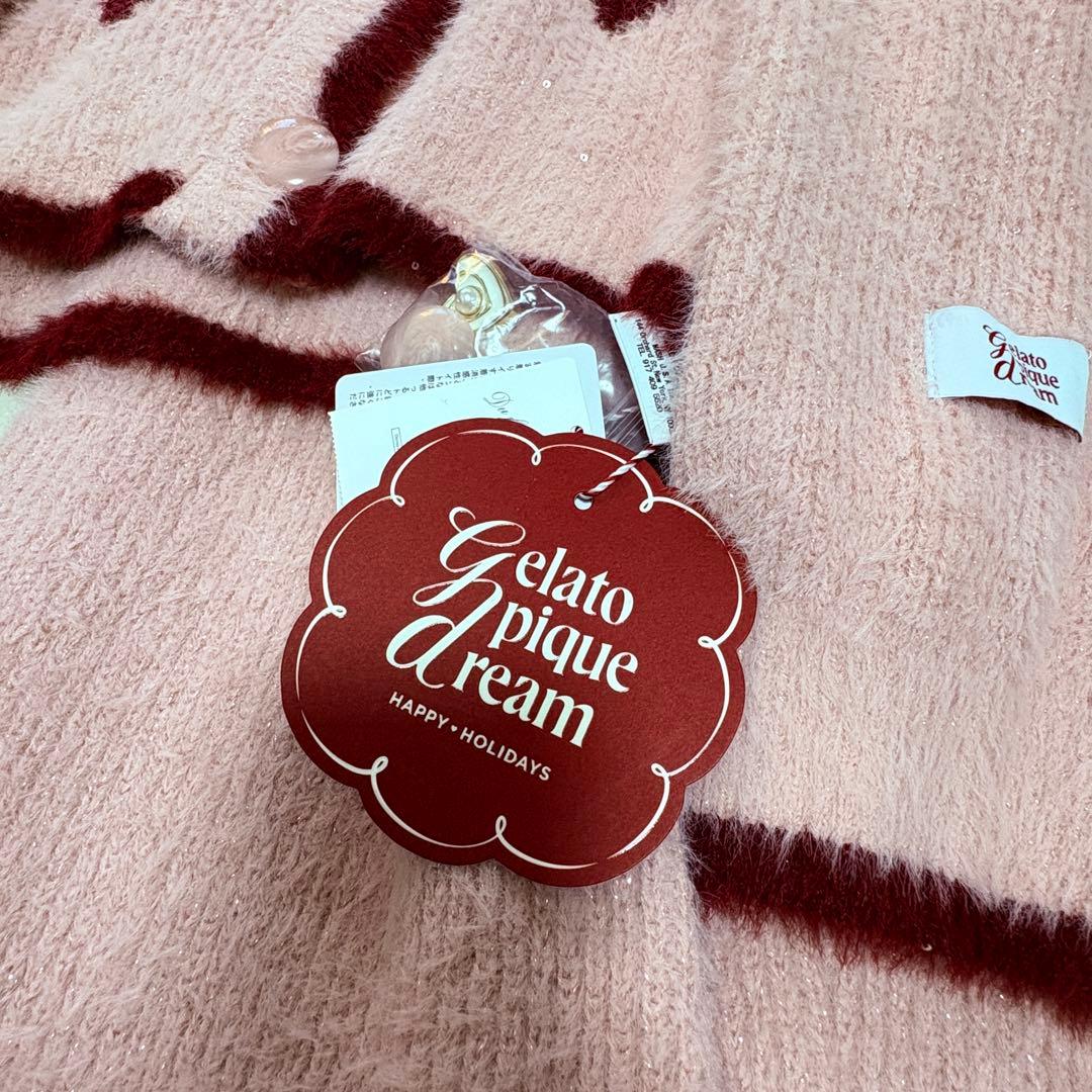 専用！未使用タグ＊ラメフェザーカーディガン&ロングパンツセット ピンク