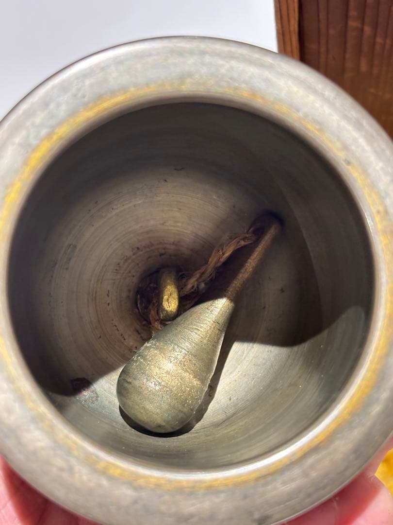 鎌倉時代箱書「金銅五鈷鈴 金剛鈴」1点|密教法具 仏具 真言宗 高野山 弘法大師