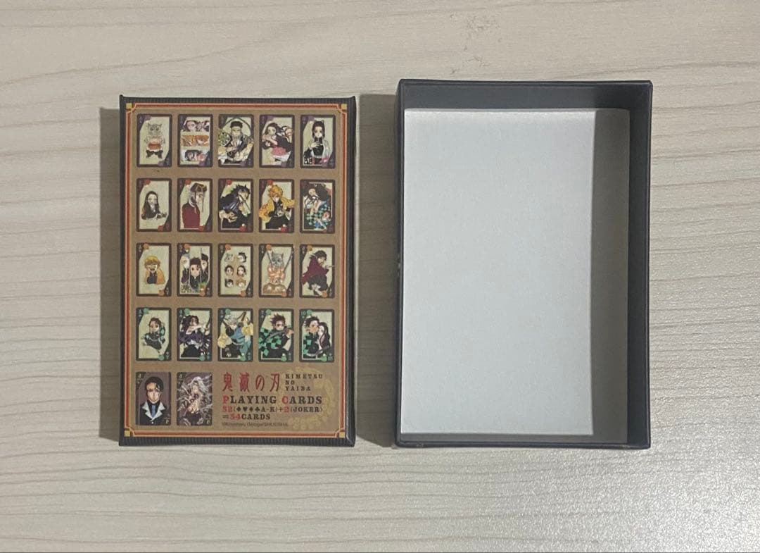 鬼滅の刃 トランプ ジャンプフェスタ 原作絵 箱のみ - メルカリ