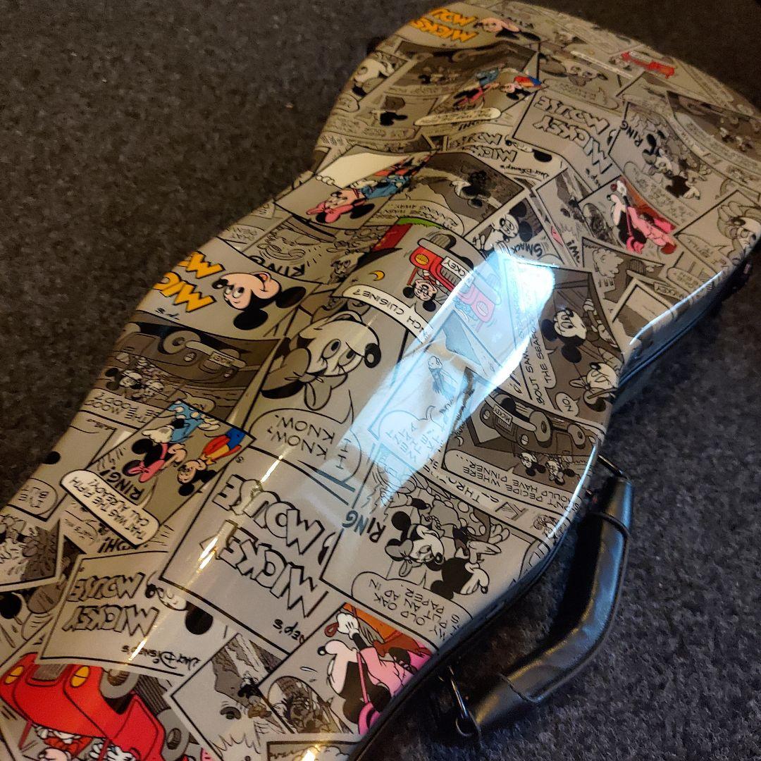 ディズニー ミッキー＆ミニー バイオリンケース 4/4 カーボンファイバー湿度計