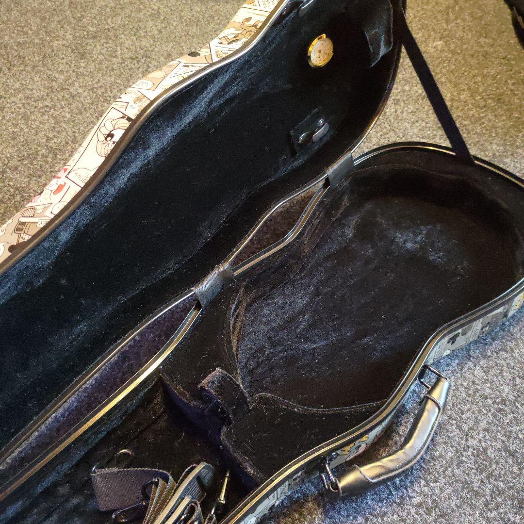 ディズニー ミッキー＆ミニー バイオリンケース 4/4 カーボンファイバー湿度計