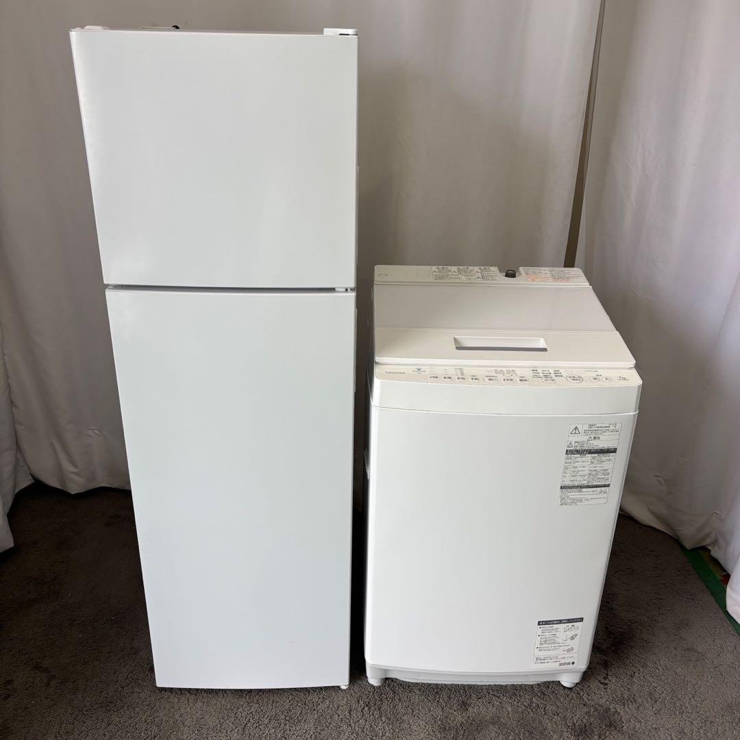 944⭕️冷蔵庫　洗濯機　東芝　一人暮らし　単身セット　安い　中古　設置無料