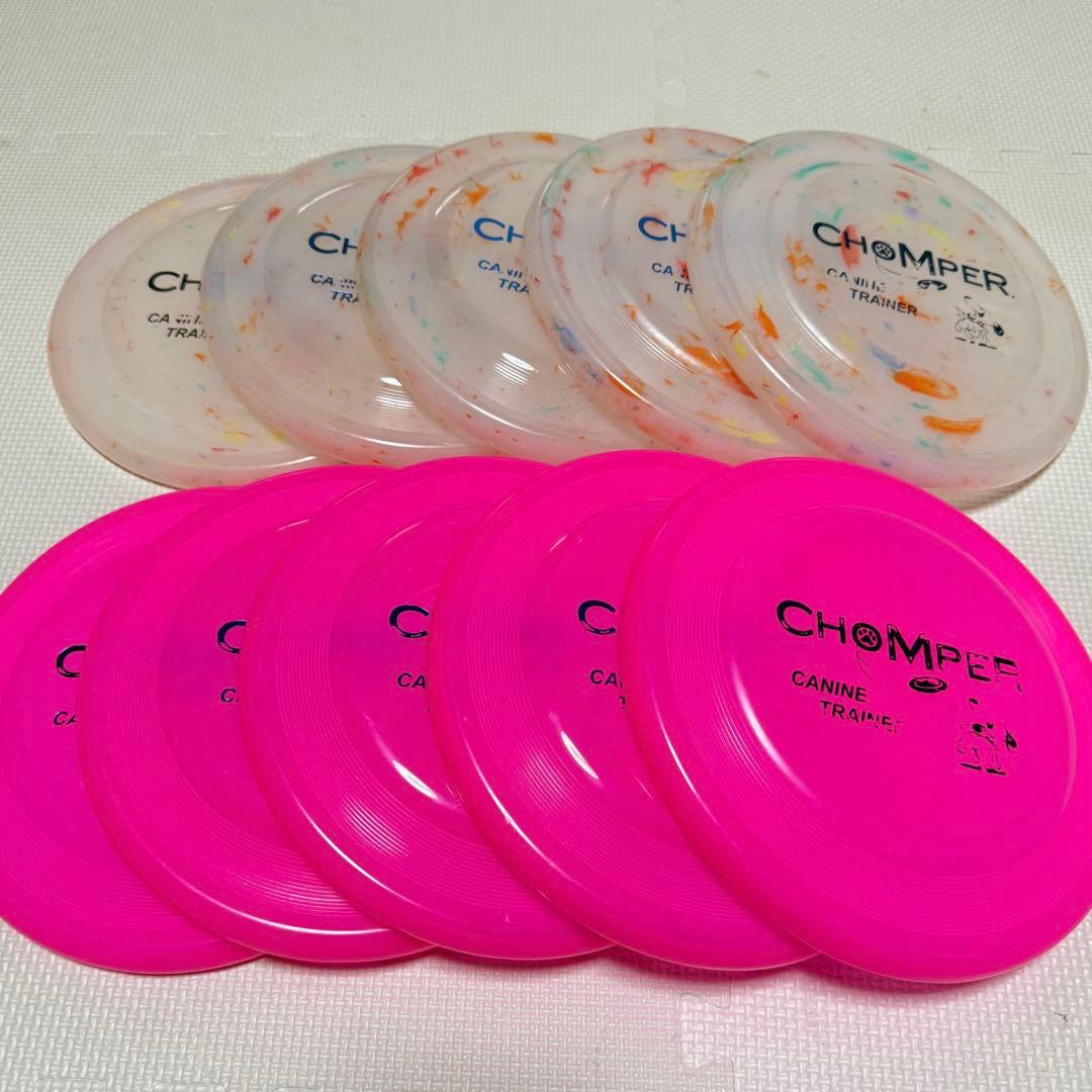 新品未使用】犬用・ディスク・フリスビー・ミスプリント・夏用・10枚セット