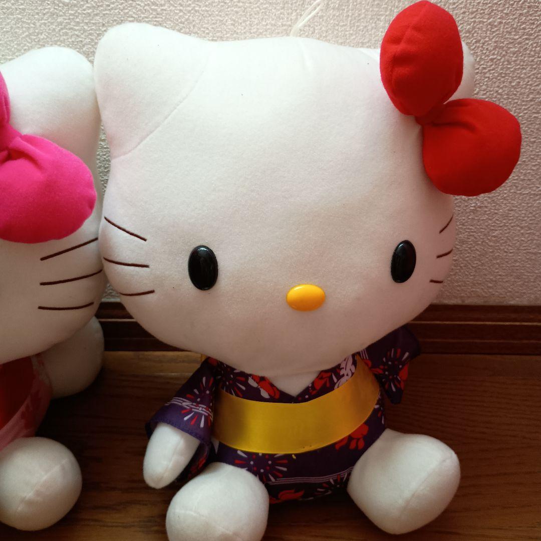 ハローキティ 着物 浴衣ぬいぐるみ 2体セット 日本　サンリオ
