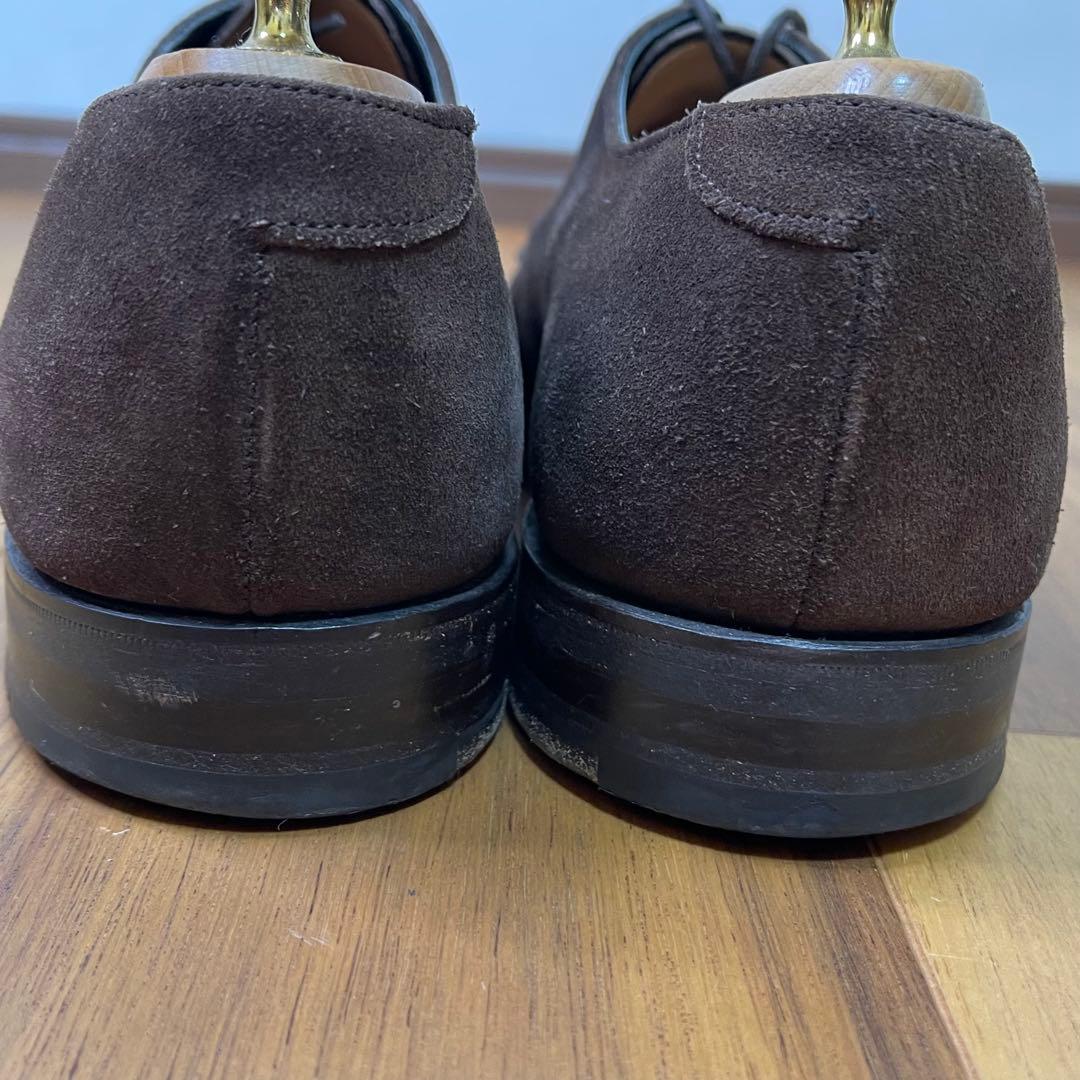 JOSERH CHEANEY ＆SONS ダークブラウン スエード　ブローグ