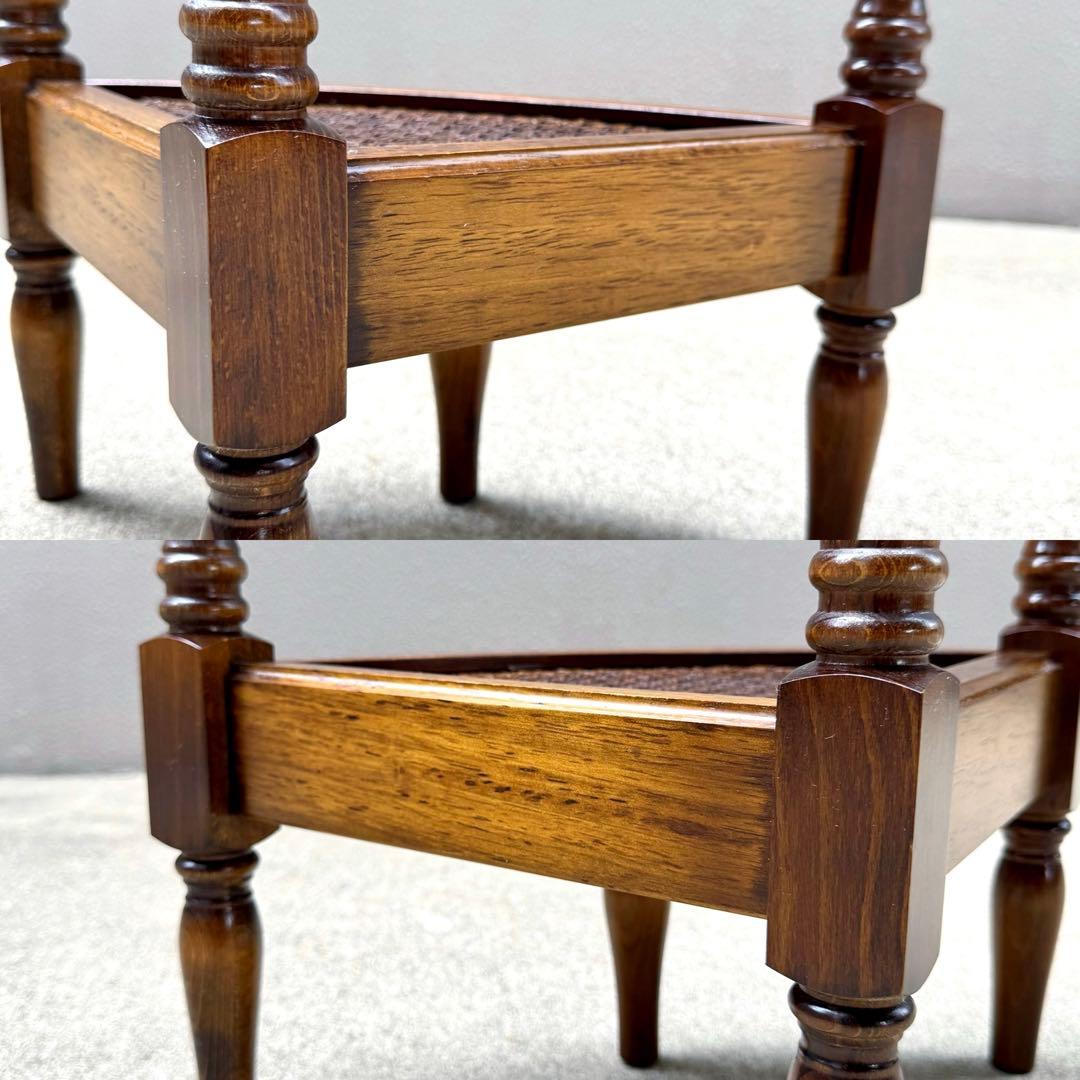 カリモク コロニアル コーナーラック アンティーク ビンテージ ラック