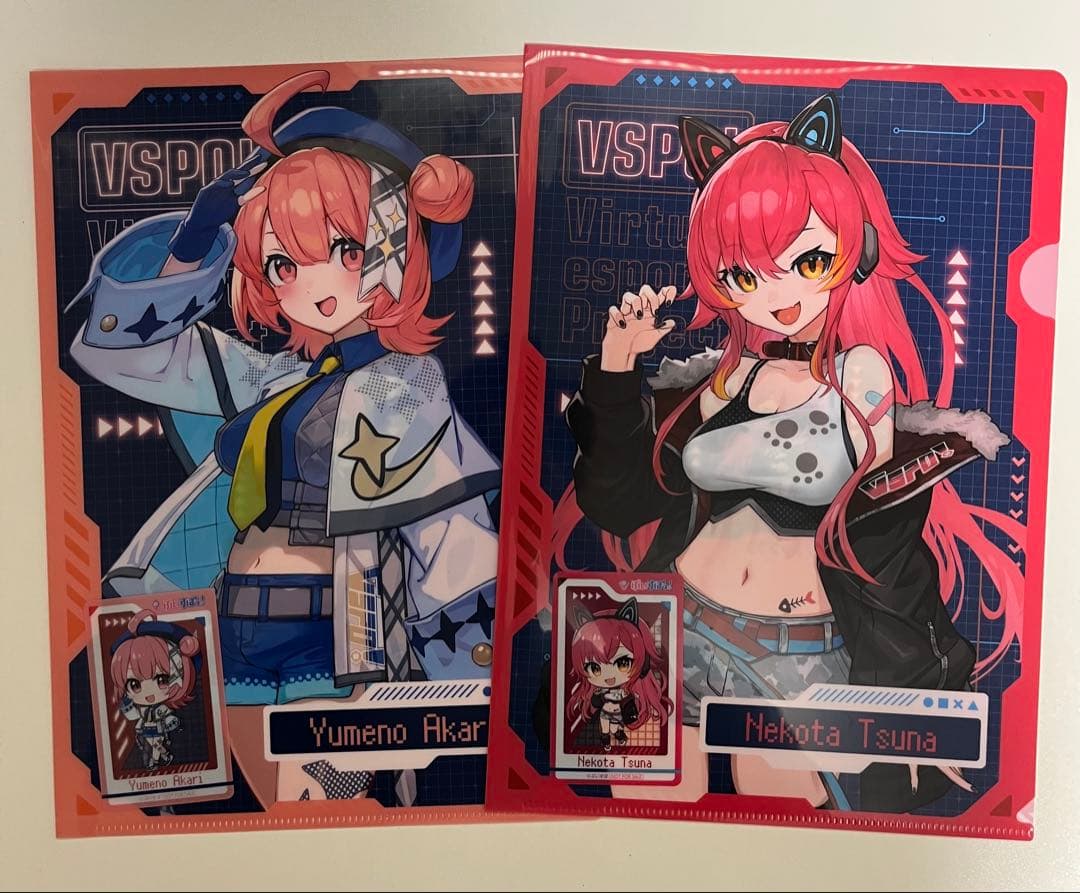 ぶいすぽっ！ GIGO限定 クリアファイル クリアしおり 猫汰つな - メルカリ