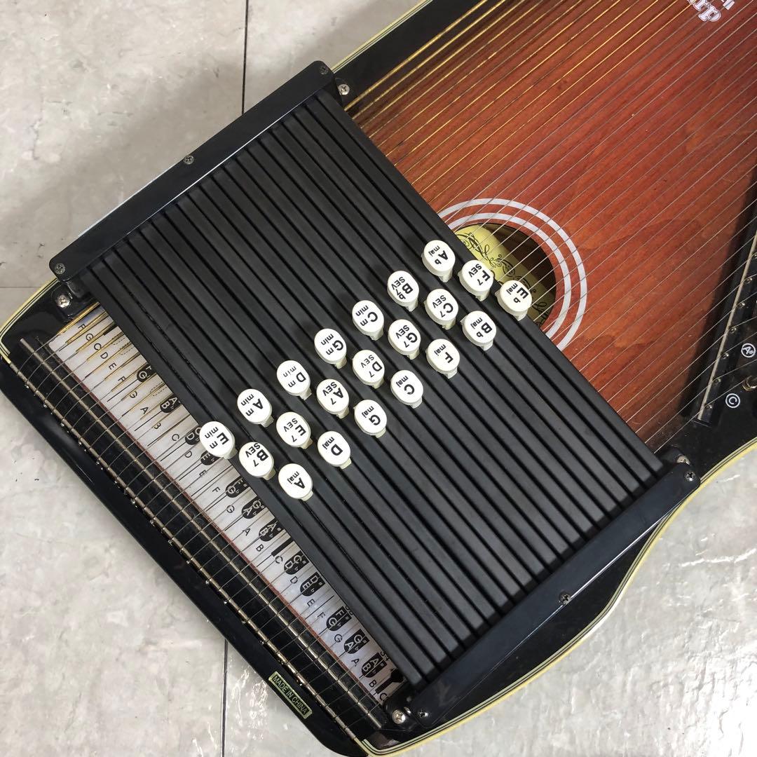 ARIA　AH-21E　弦楽器　コードハープ　専用ケース　ピックアップ搭載モデル