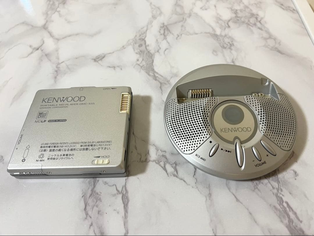 KENWOOD ポータブルMDプレーヤーDMC-S55 KENWOOD DMC-S55 MDプレイヤー