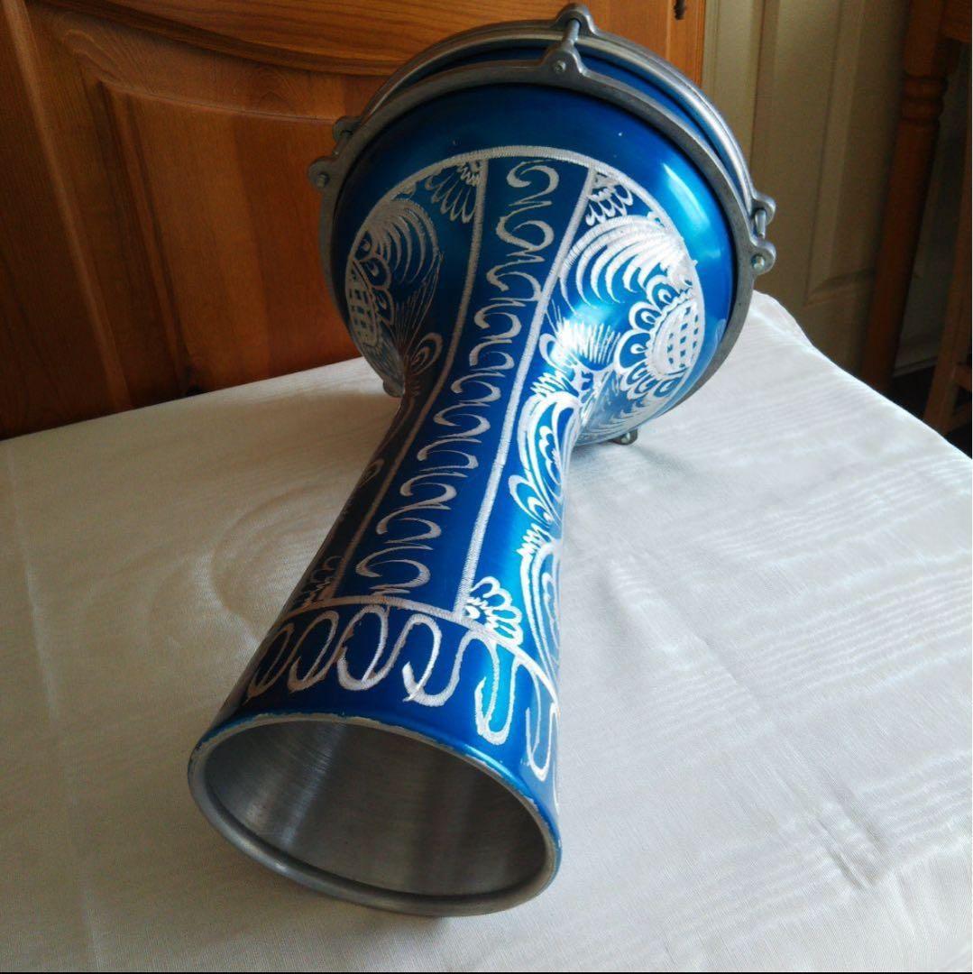 青い装飾模様のパーカッション楽器の通販はau PAY マーケット - 輸入