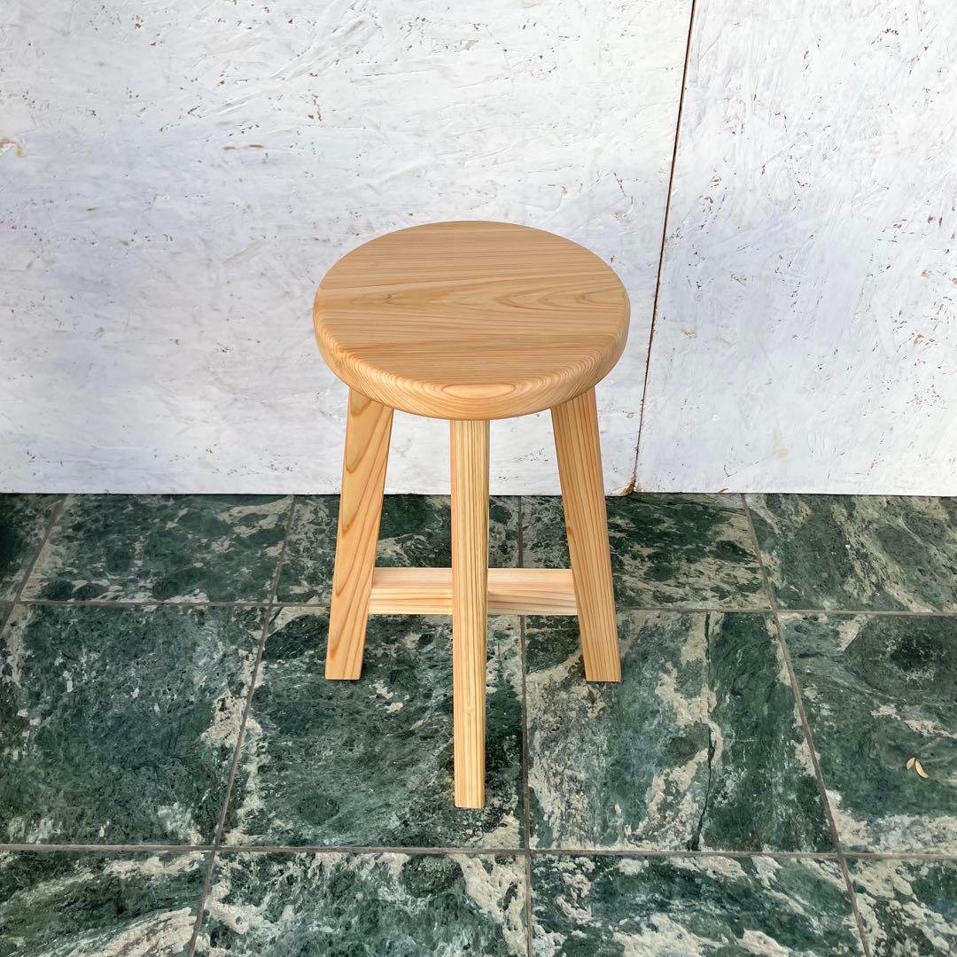 TORA様専用 国産ひのき 丸椅子 木製スツール