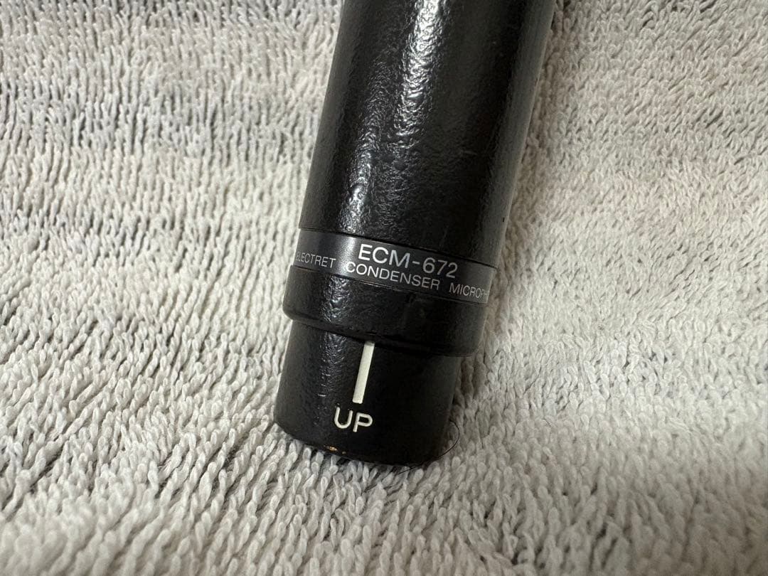 SONY ECM-672 コンデンサーマイク　ガンマイク