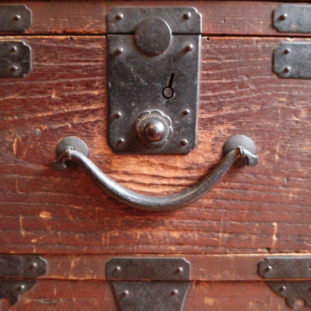 幕末〜明治初期頃 帳場箪笥 商家用／鉄金具多数／書き印あり - メルカリ