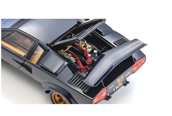 専用品≫美品　京商カウンタック　ウォルターウルフ　ダークブルー　1/18