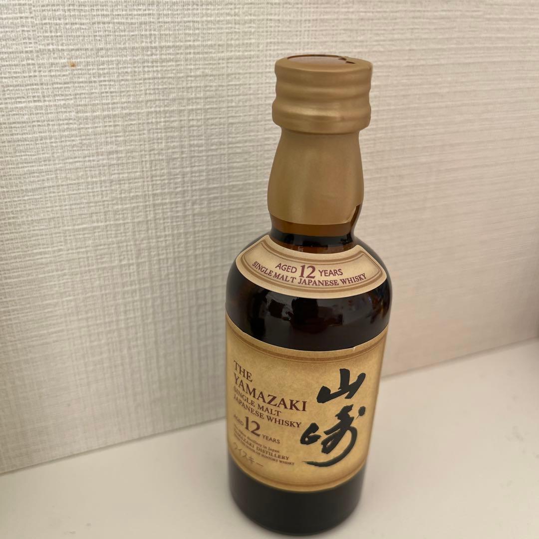 山崎・白州ウイスキーセット 180ml×2本 山崎12年