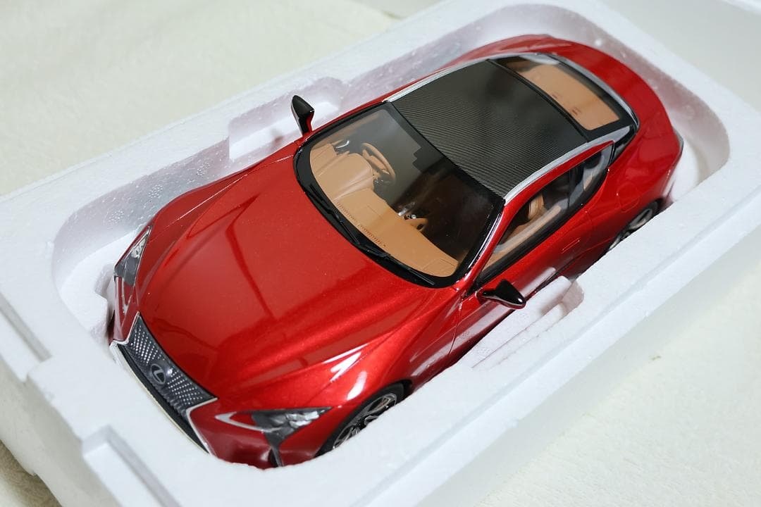 京商 1/18 レクサス LC500 赤 samurai サムライ 新品