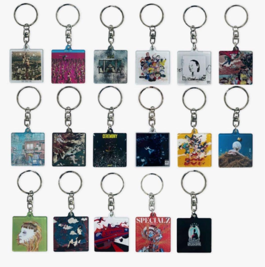 未開封】King Gnu CDジャケットアクリルキーホルダー キーチェーン