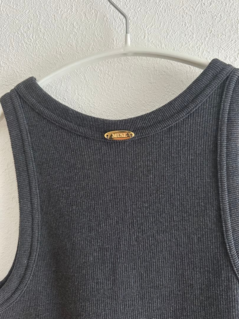 Deuxieme Classe LOREL RIB タンクトップ