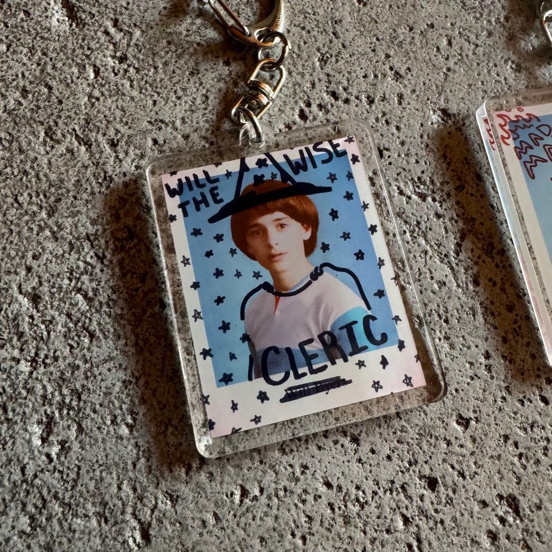 ストレンジャーシングス 落書きデザイン キーホルダー全6種類セット